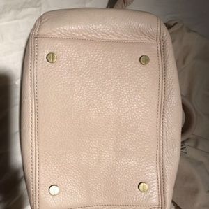 J crew Genuine leather double zipper tote